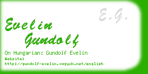 evelin gundolf business card